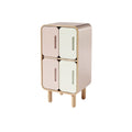Modern Minimalist Storage Cabinet with Pastel Drawers