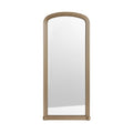 Elegant Arched Full-Length Mirror with Decorative Frame